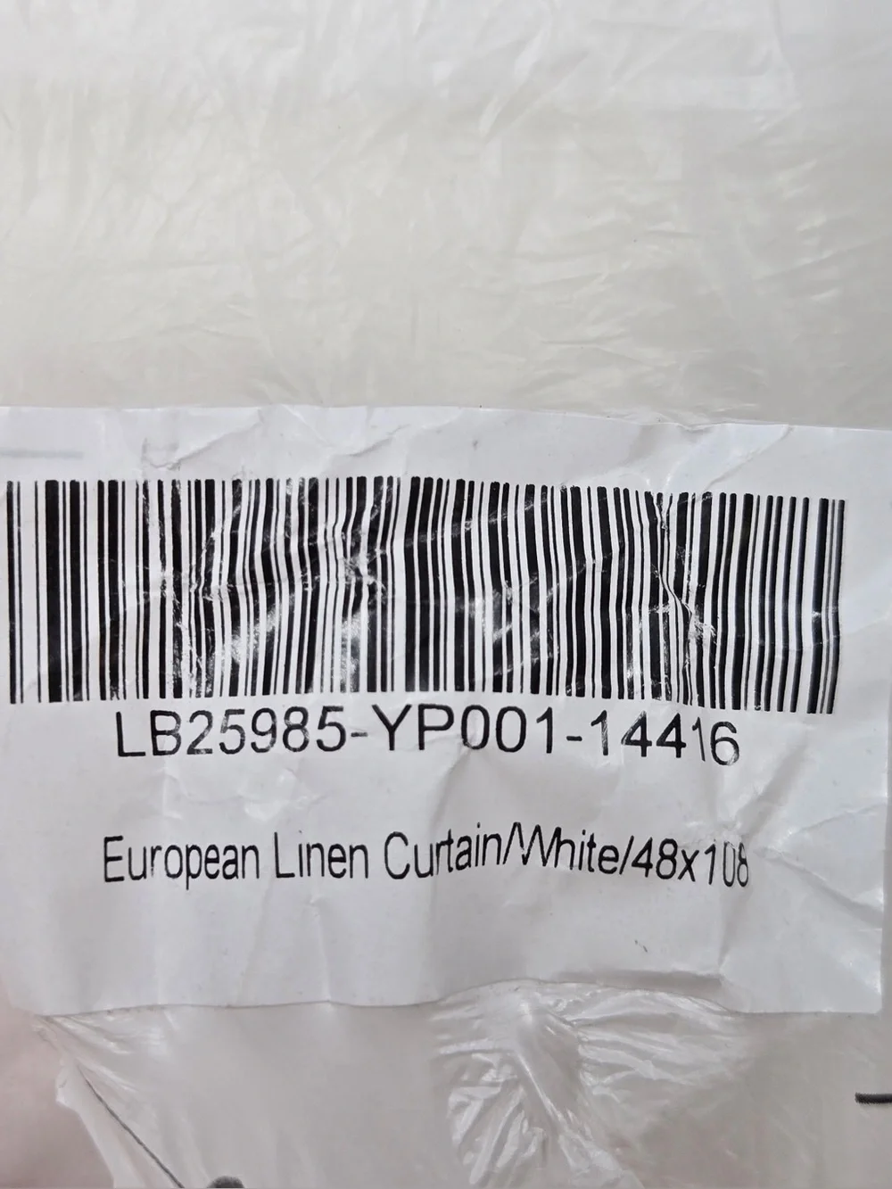 NWT QUINCE Set Of 2 48x108 European Linen Curtains White 0354